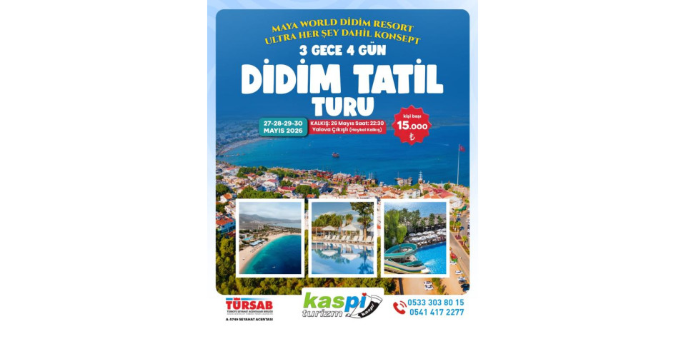 BOZCAADA GÜNÜBİRLİK TUR